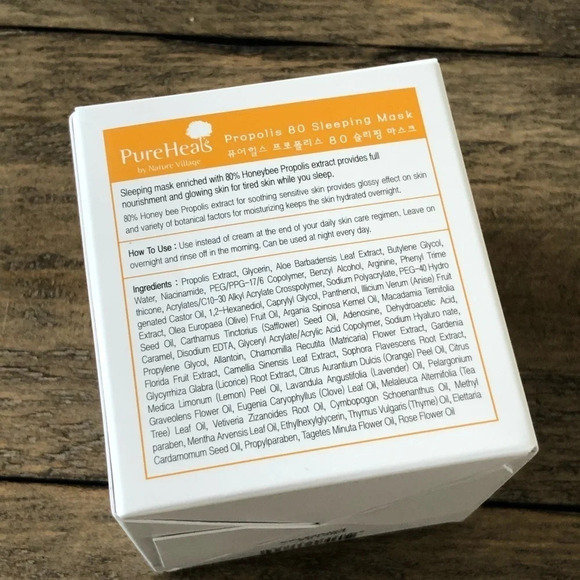 New Pure Heals Propolis 80 Sleeping Mask Honeybee - Picture 4 of 6
